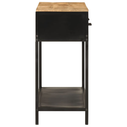 vidaXL Console 100x35x76 cm Bois de manguier massif et fer