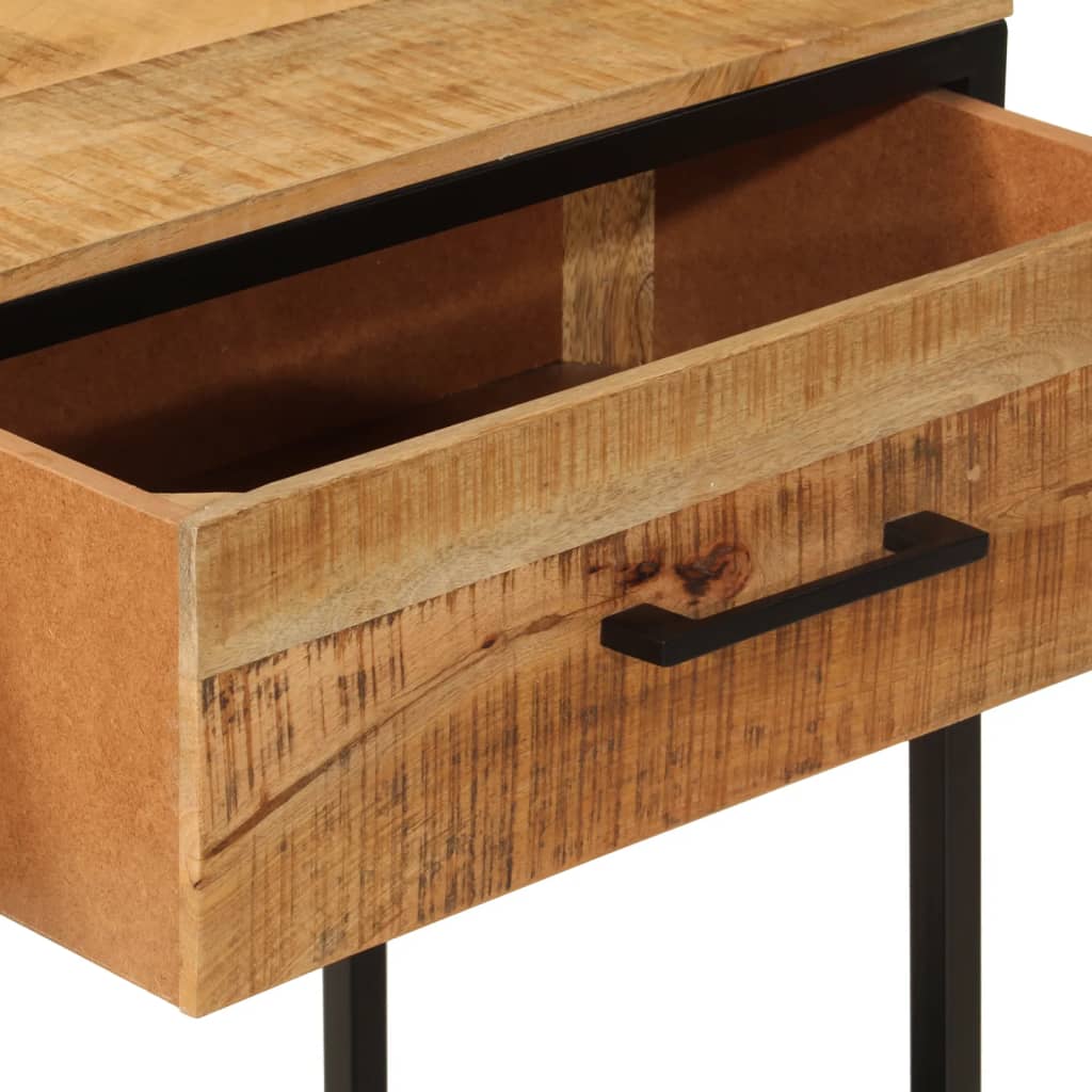 vidaXL Console 100x35x76 cm Bois de manguier massif et fer