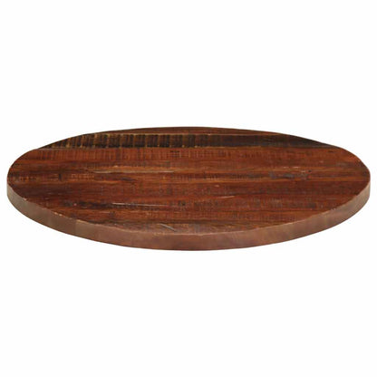 vidaXL Plateau de table Ø 70x3,8 cm rond en bois de récupération massif