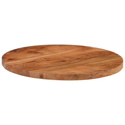 vidaXL Tischplatte Ø50x2,5 cm Rund Massivholz Akazie