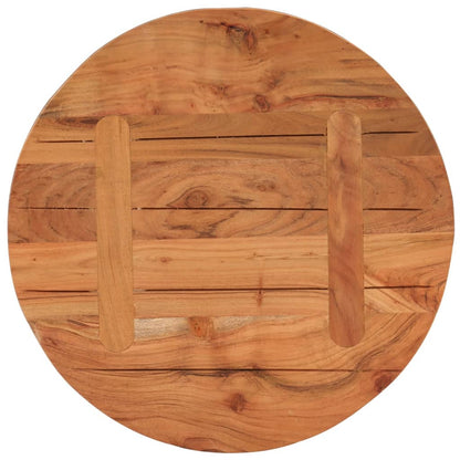 vidaXL Tischplatte Ø50x2,5 cm Rund Massivholz Akazie