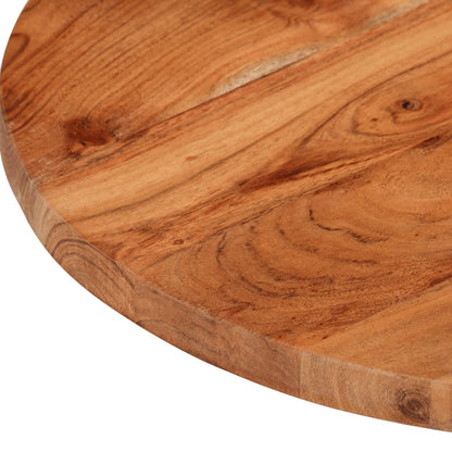 vidaXL Tischplatte Ø50x2,5 cm Rund Massivholz Akazie