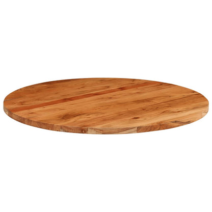 vidaXL Tischplatte Ø70x2,5 cm Rund Massivholz Akazie