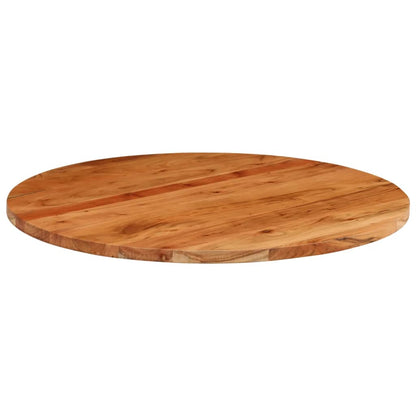 vidaXL Tischplatte Ø80x2,5 cm Rund Massivholz Akazie