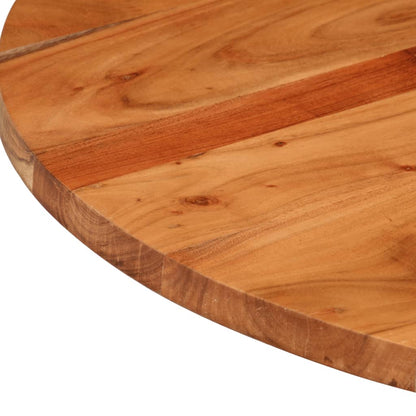 vidaXL Tischplatte Ø90x3,8 cm Rund Massivholz Akazie