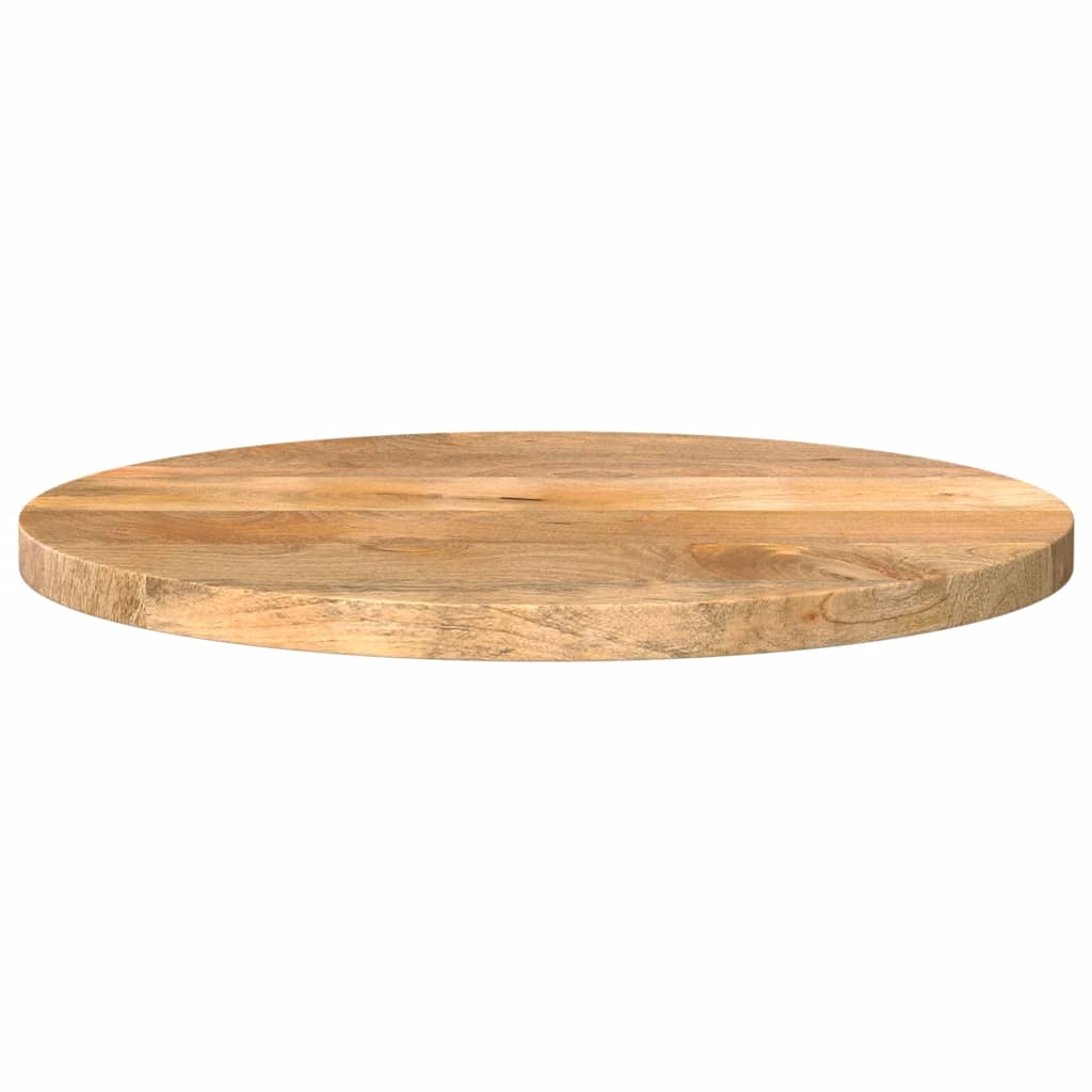 vidaXL Tischplatte Ø 40x2,5 cm Rund Massivholz Mango