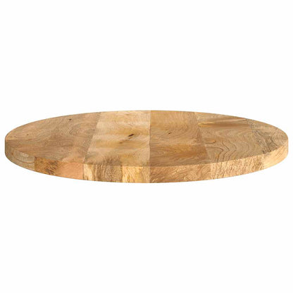 vidaXL Tischplatte Ø 40x2,5 cm Rund Massivholz Mango