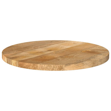 vidaXL Dessus de table Ø 50x3,8 cm rond en bois de manguier massif