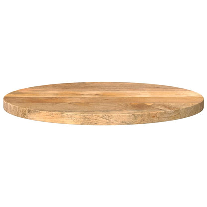 vidaXL Tischplatte Ø 50x3,8 cm Rund Massivholz Mango