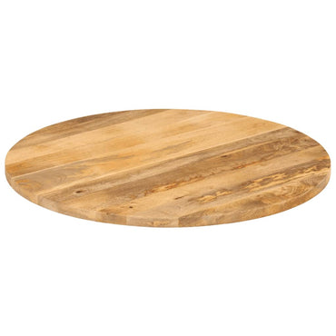 vidaXL Tischplatte Ø 80x2,5 cm Rund Massivholz Mango