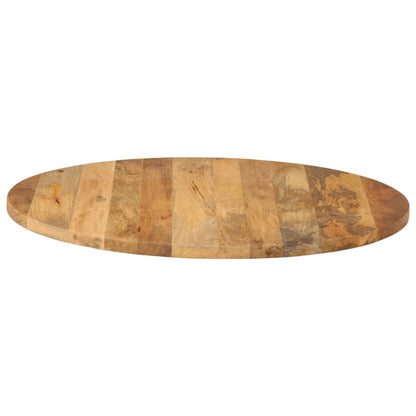 vidaXL Tischplatte Ø 80x3,8 cm Rund Massivholz Mango