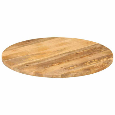 vidaXL Plateau de table Ø 90x2,5 cm Rond Bois de manguier massif