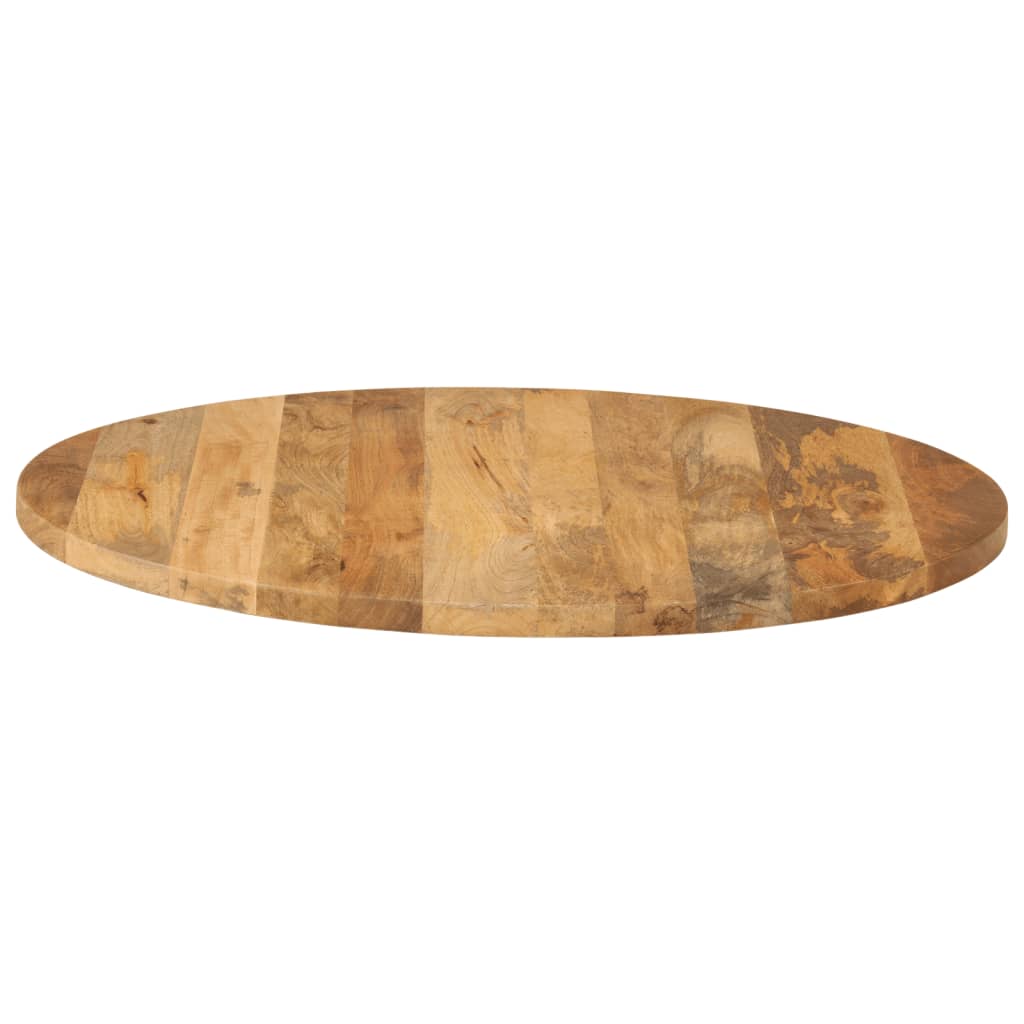 vidaXL Plateau de table Ø 90x2,5 cm Rond Bois de manguier massif