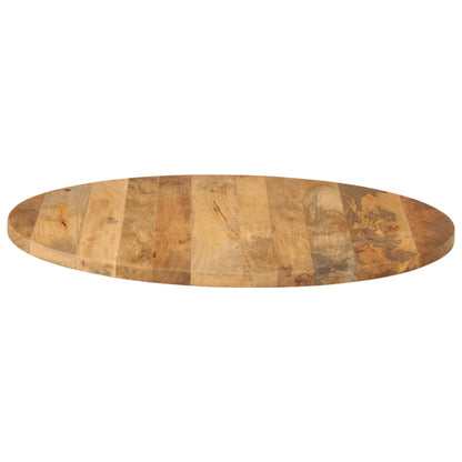 vidaXL Tischplatte Ø 90x3,8 cm Rund Massivholz Mango