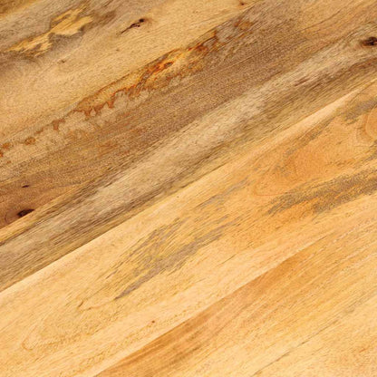 vidaXL Tischplatte Ø 90x3,8 cm Rund Massivholz Mango