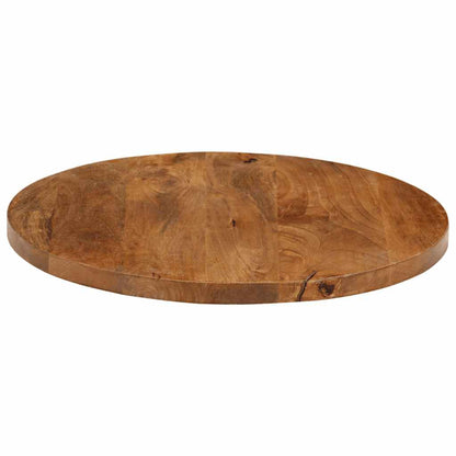 vidaXL Tischplatte Ø 40x2,5 cm Rund Massivholz Mango