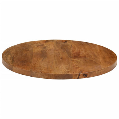 vidaXL Tischplatte Ø 40x3,8 cm Rund Massivholz Mango