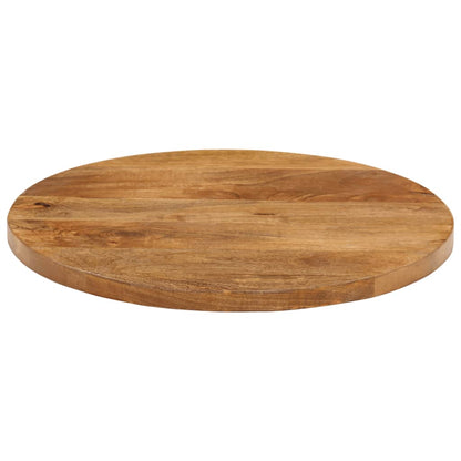vidaXL Tischplatte Ø 50x3,8 cm Rund Massivholz Mango