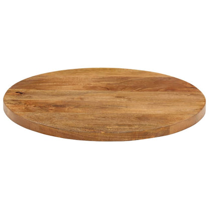 vidaXL Tischplatte Ø 60x2,5 cm Rund Massivholz Mango