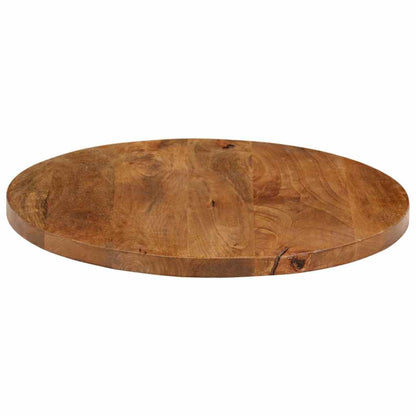 vidaXL Tischplatte Ø 60x2,5 cm Rund Massivholz Mango