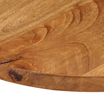 vidaXL Tischplatte Ø 60x2,5 cm Rund Massivholz Mango