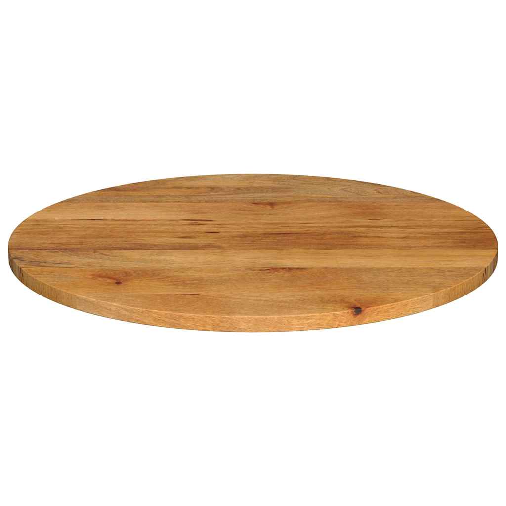 vidaXL Tischplatte Ø 70x2,5 cm Rund Massivholz Mango