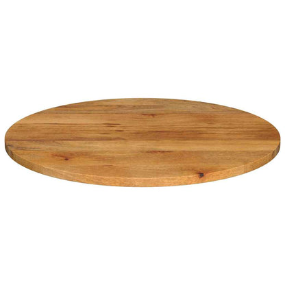 vidaXL Tischplatte Ø 70x2,5 cm Rund Massivholz Mango