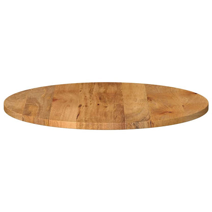 vidaXL Tischplatte Ø 70x2,5 cm Rund Massivholz Mango