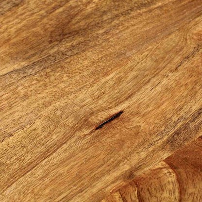 vidaXL Tischplatte Ø 70x2,5 cm Rund Massivholz Mango