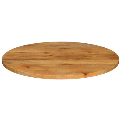 vidaXL Tischplatte Ø 80x2,5 cm Rund Massivholz Mango