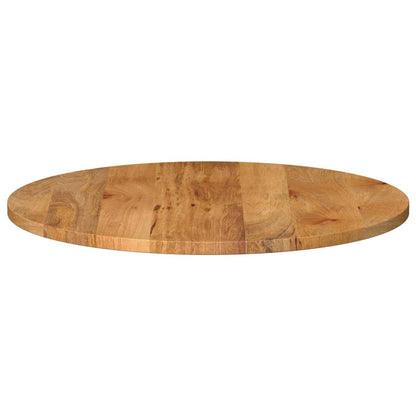 vidaXL Tischplatte Ø 90x2,5 cm Rund Massivholz Mango