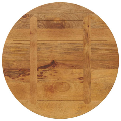 vidaXL Tischplatte Ø 90x2,5 cm Rund Massivholz Mango