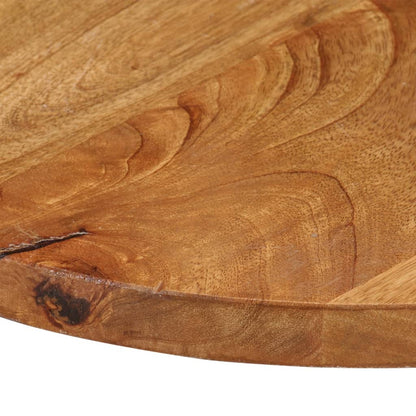 vidaXL Tischplatte Ø 90x2,5 cm Rund Massivholz Mango