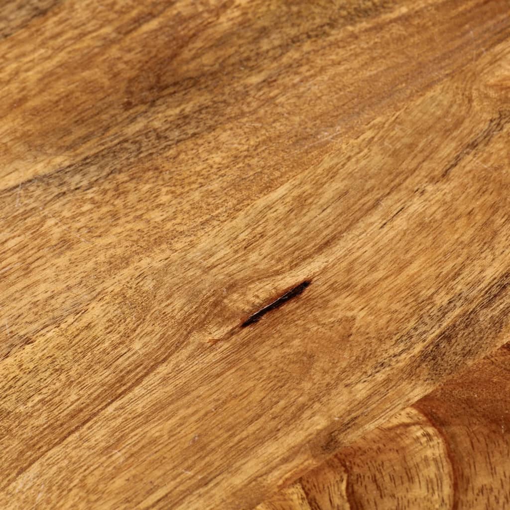 vidaXL Tischplatte Ø 90x2,5 cm Rund Massivholz Mango