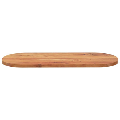 vidaXL Plateau de table 140x60x2,5 cm Ovale Bois d'acacia massif