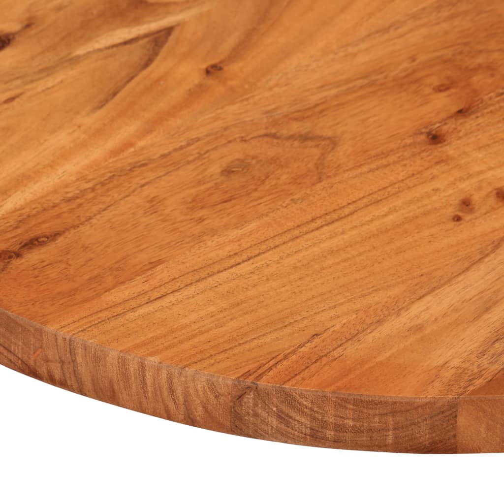 vidaXL Plateau de table 140x60x2,5 cm Ovale Bois d'acacia massif