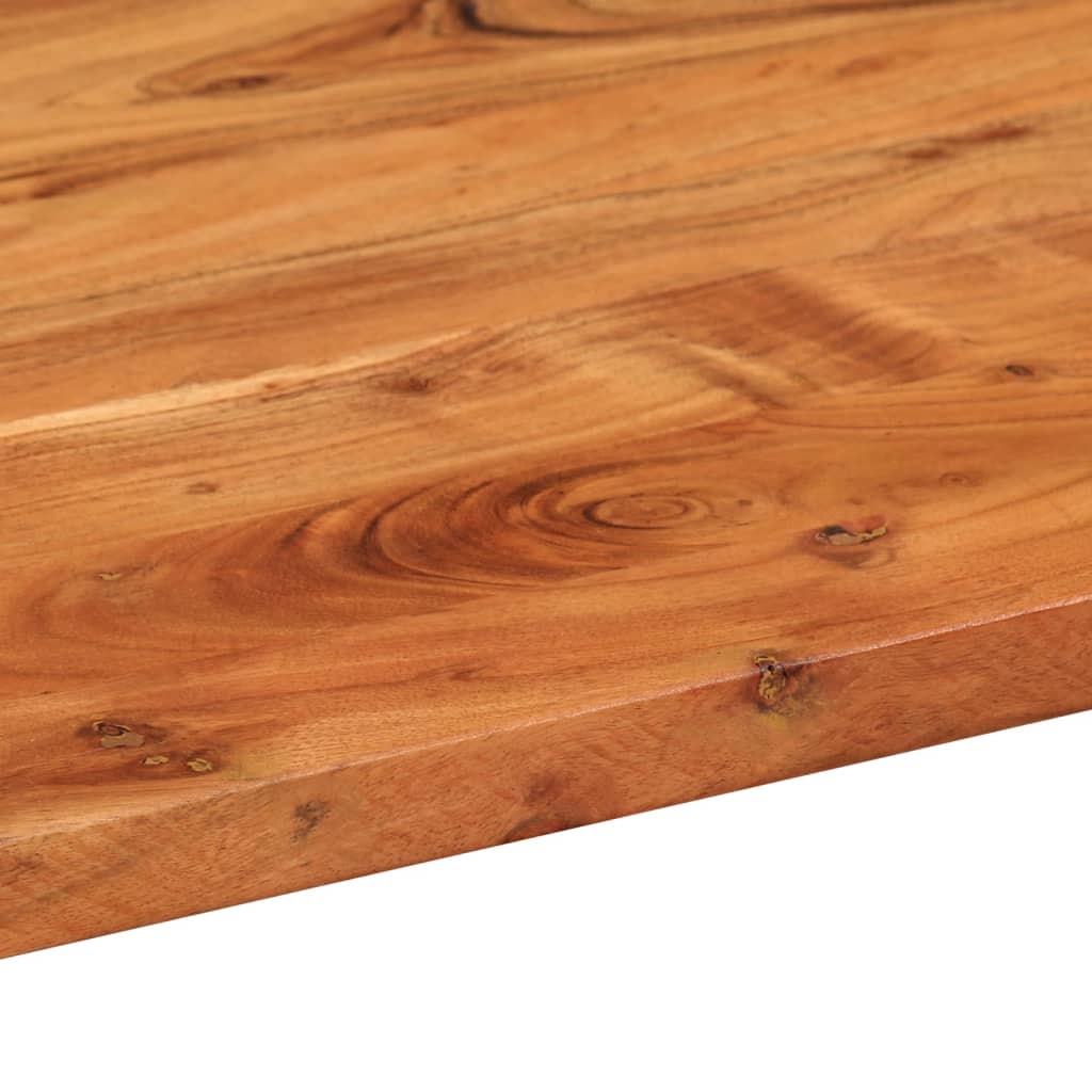 vidaXL Plateau de table 140x60x2,5 cm Ovale Bois d'acacia massif