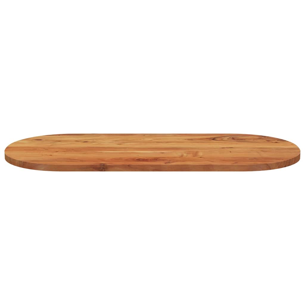 vidaXL Tischplatte 90x40x3,8 cm Oval Massivholz Akazie