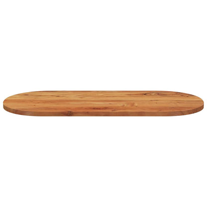 vidaXL Tischplatte 90x40x3,8 cm Oval Massivholz Akazie