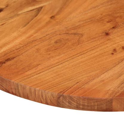 vidaXL Tischplatte 90x40x3,8 cm Oval Massivholz Akazie