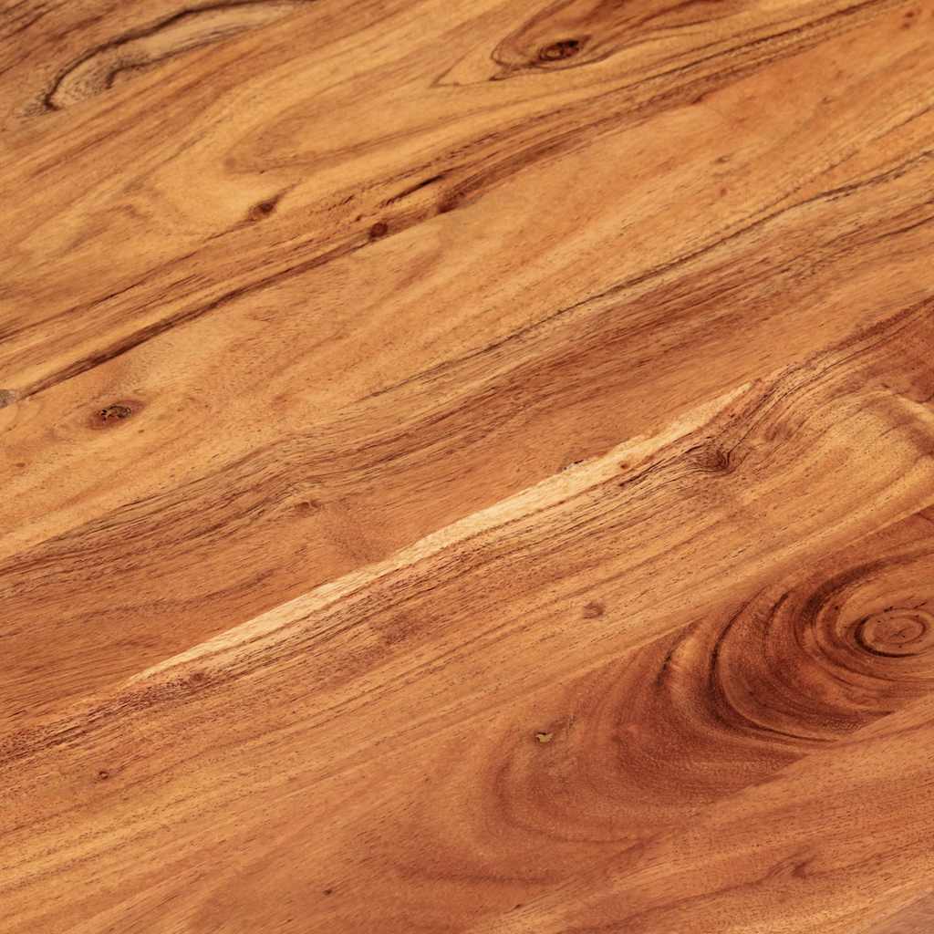 vidaXL Tischplatte 90x40x3,8 cm Oval Massivholz Akazie