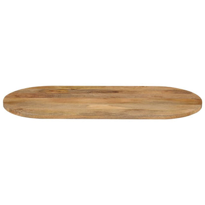 vidaXL Plateau de table 80x40x2,5 cm Ovale Bois de manguier massif