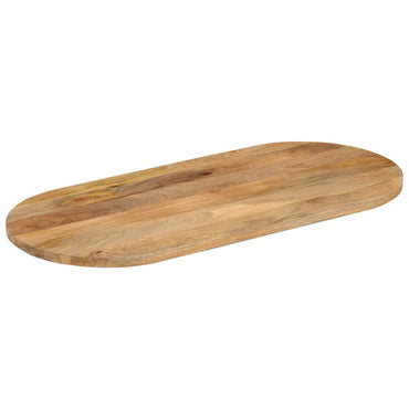vidaXL Tischplatte 100x40x2,5 cm Oval Massivholz Mango