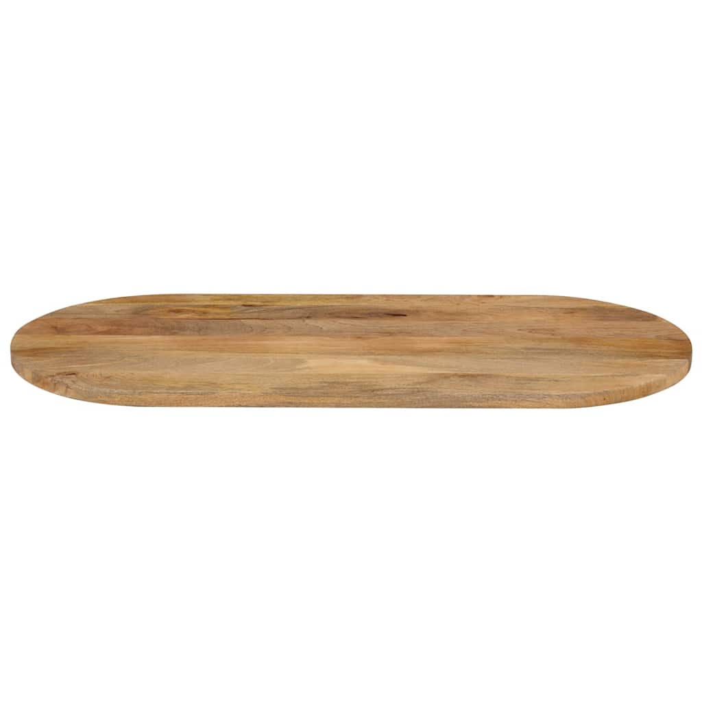vidaXL Tischplatte 100x50x3,8 cm Oval Massivholz Mango