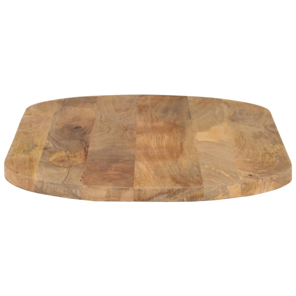 vidaXL Tischplatte 120x50x3,8 cm Oval Massivholz Mango