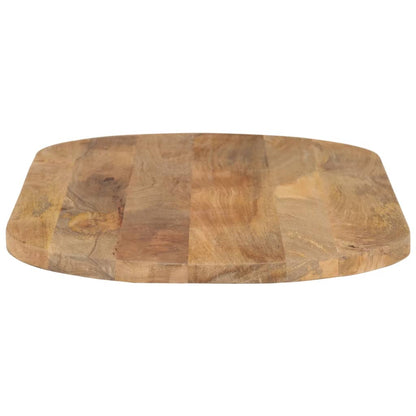 vidaXL Tischplatte 120x50x3,8 cm Oval Massivholz Mango