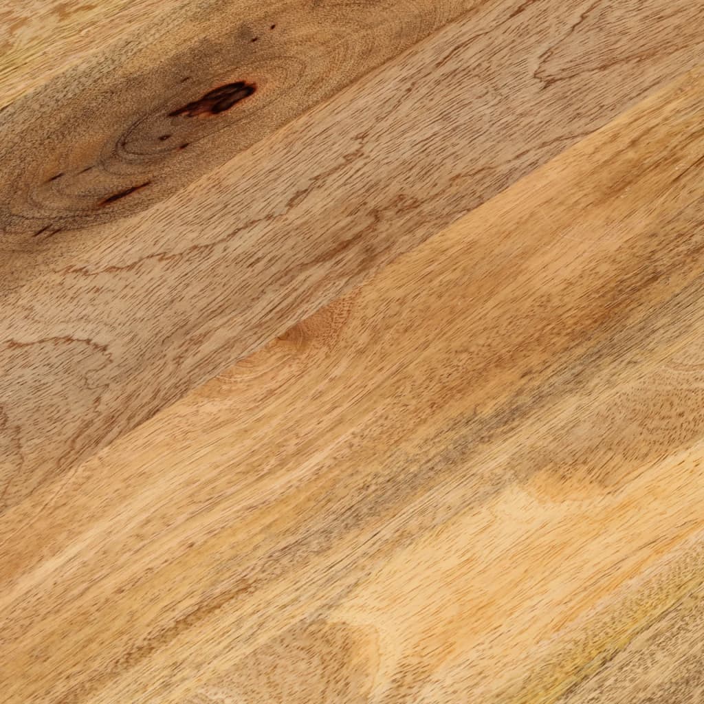 vidaXL Tischplatte 140x50x3,8 cm Oval Massivholz Mango