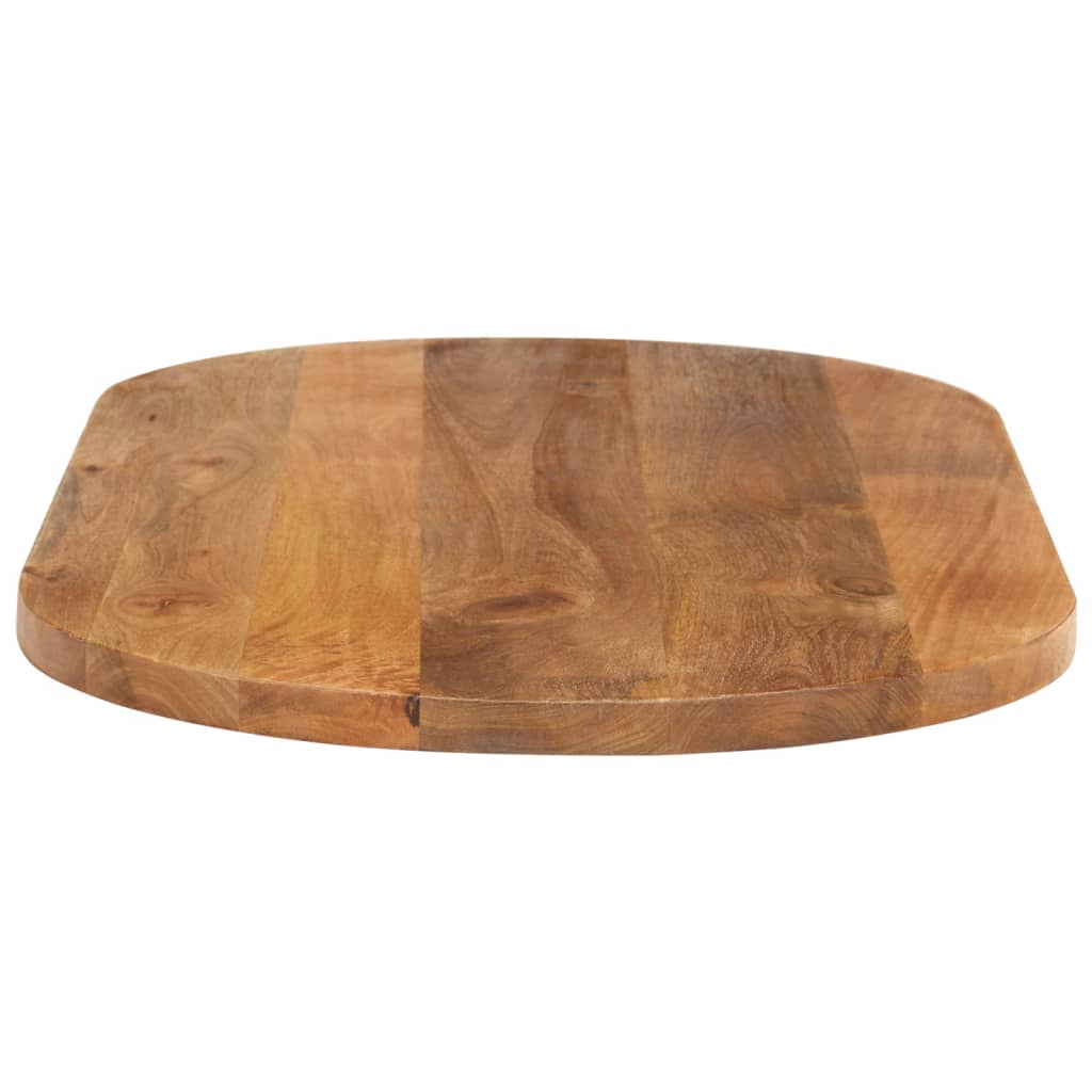 vidaXL Tischplatte 100x40x2,5 cm Oval Massivholz Mango