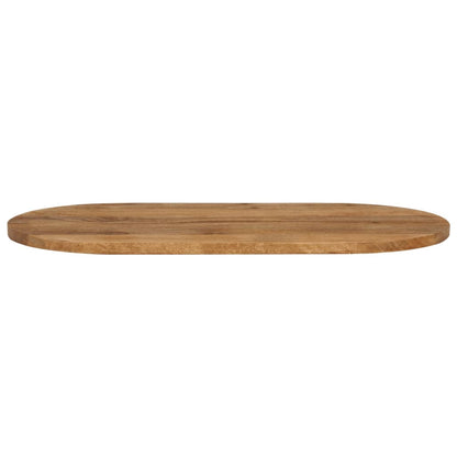 vidaXL Tischplatte 100x50x2,5 cm Oval Massivholz Mango