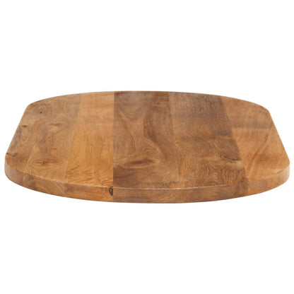 vidaXL Tischplatte 120x60x2,5 cm Oval Massivholz Mango